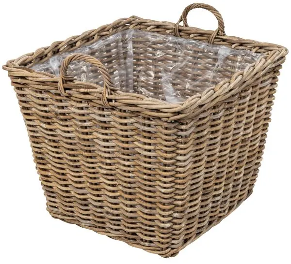 Korg fyrkantig med handtag 65x65x55cm