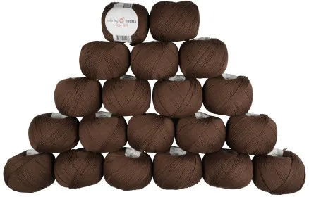 Infinity Hearts Rose 8/4 Garnpaket Unicolor 219 Brun - 20 st - Infinity Hearts Rose 8/4 Garnpaket Unicolor 219 Brun - 20 st