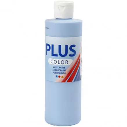 Plus Color hobbyfärg, himmelsblå, 250 ml/1 st.
