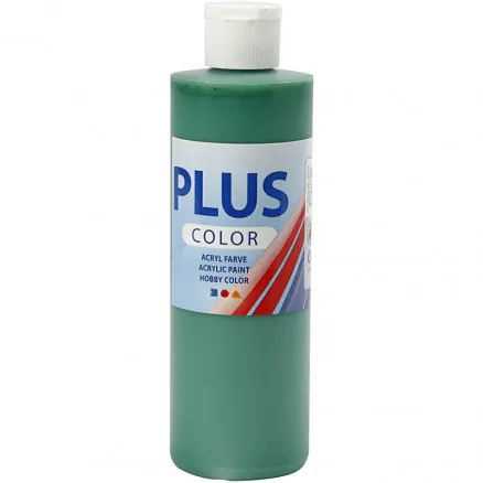 Plus Color hobbyfärg, ljusgrön, 250 ml/1 st.