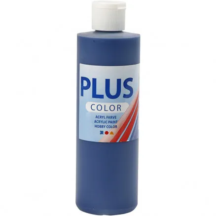 Plus Color hobbyfärg, marinblå, 250 ml/1 st.