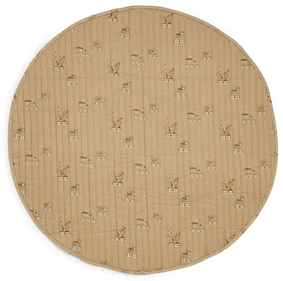 Nuuroo Ola quilted lekmatta - Carnival Train