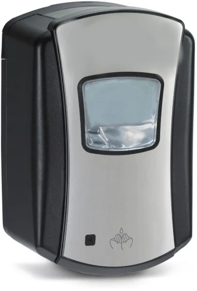 Utgått: Pristine, tvåldispenser med sensor, LTX, svart/krom, 700 ml